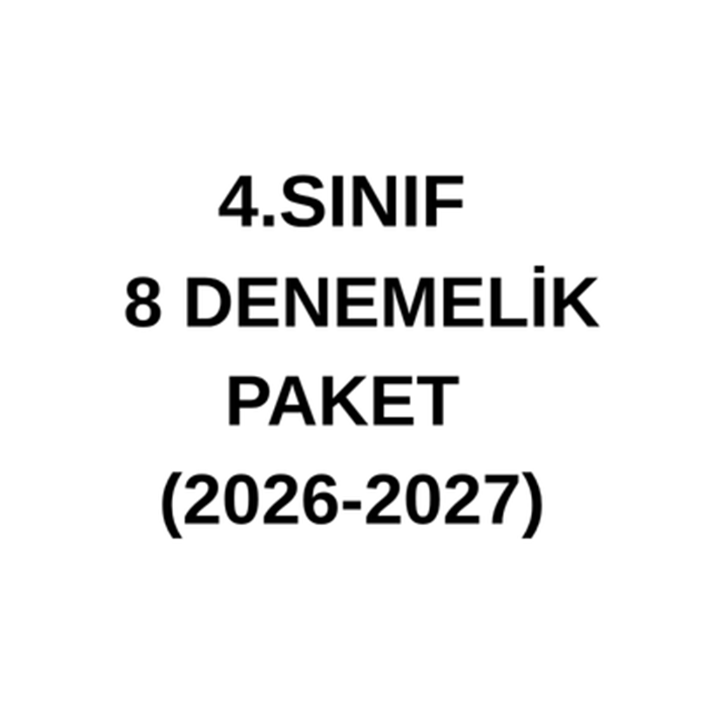 4.SINIF 8 DENEMELİK PAKET (2026-2027)