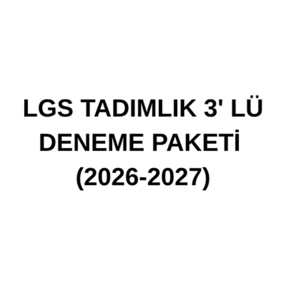 LGS TADIMLIK 3' LÜ DENEME PAKETİ (2026-2027)