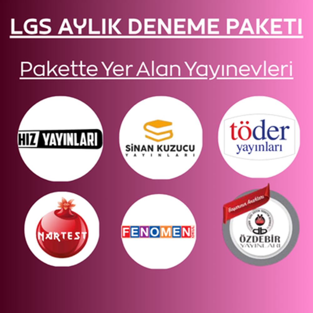 LGS AYLIK 6' LI DENEME PAKETİ (2026-2027)