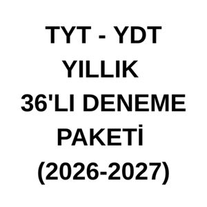 YDT - TYT YILLIK 36'LI DENEME PAKETİ