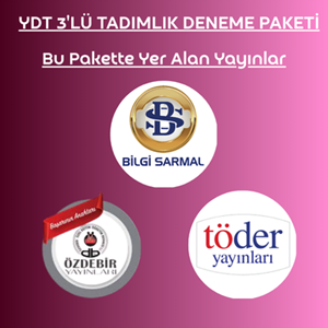 YDT 3'LÜ TADIMLIK DENEME PAKETİ (2026-2027)