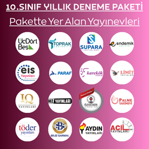 10.SINIF YILLIK 36'LI DENEME PAKETİ (2026-2027)