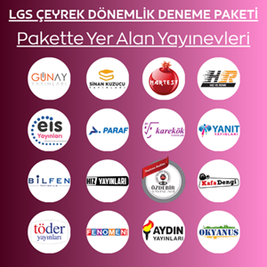 LGS ÇEYREK DÖNEMLİK - 18' Lİ DENEME PAKETİ (2026-2027)