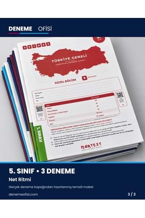Net Ritmi 3'lü 5. Sınıf Deneme Paketi – Seçenek 3 (2026–2027)