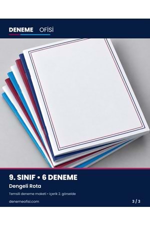 Dengeli Rota 6'lı 9. Sınıf Deneme Paketi – Seçenek 2 (2026–2027)