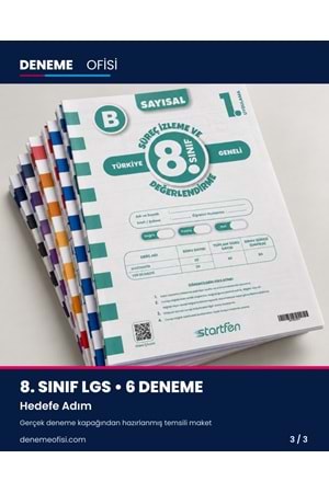 Hedefe Adım 6'lı 8. Sınıf LGS Deneme Paketi – Seçenek 4 (2026–2027)